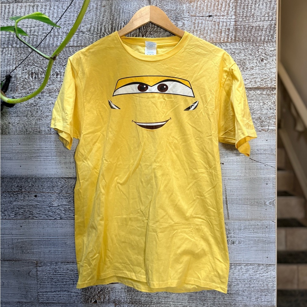 🏷 Disney/Pixar | Unofficial Cars "Cruz" Cotton T-Shirt - Unisex M, Yellow